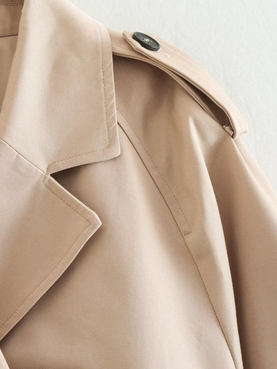 EB | Doppelreißverschlussjacke mit Gürteldetail