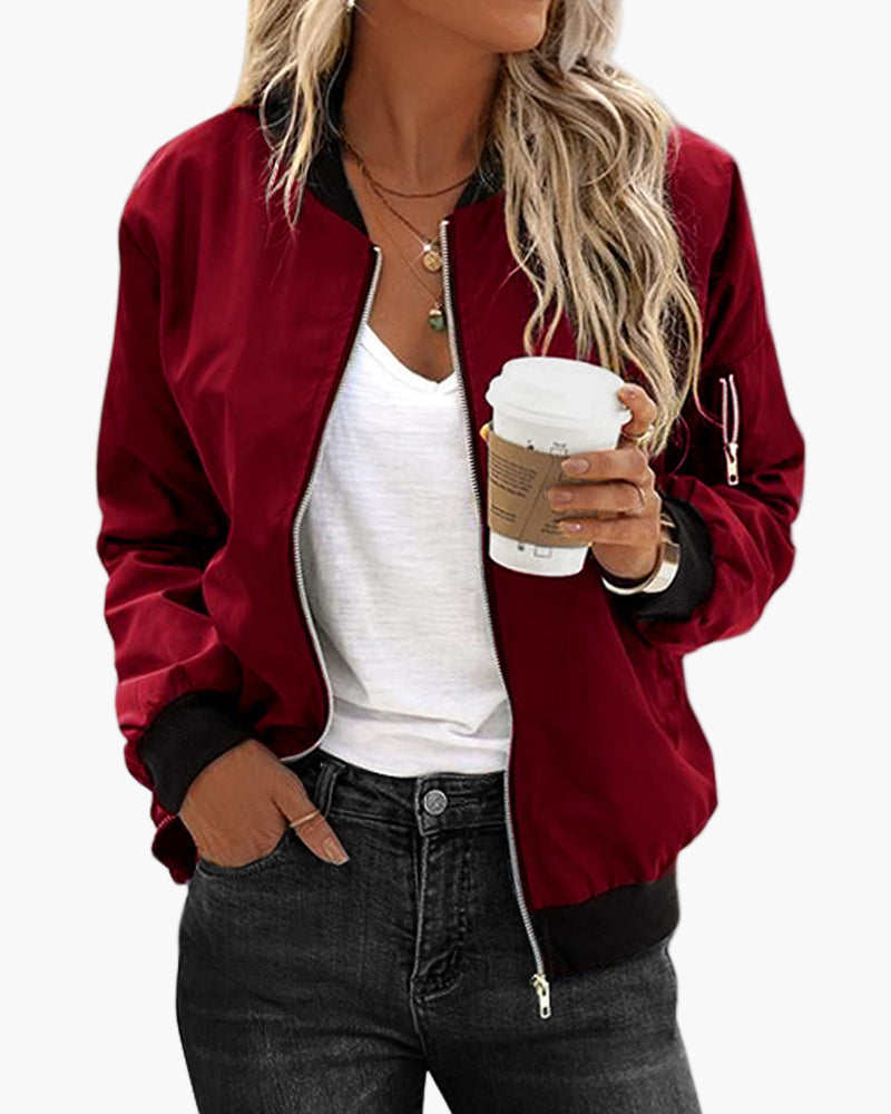 EB | Bomberjacke Casual Streetwear - Klassischer Alltagsstil für Freizeit und Ausgehen