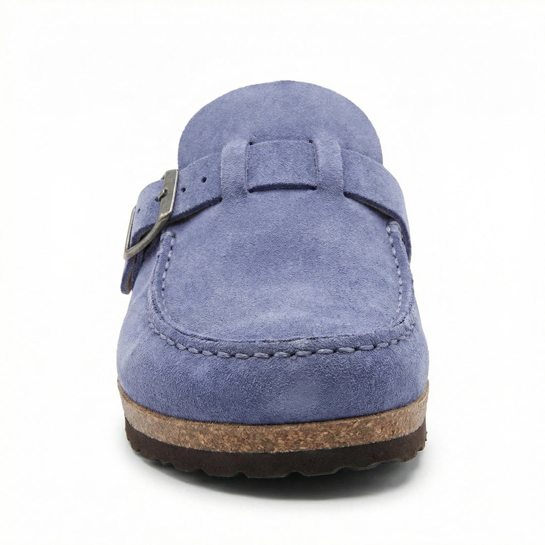 Clogs - Damen Retro Wildleder Slip-On Mule EB