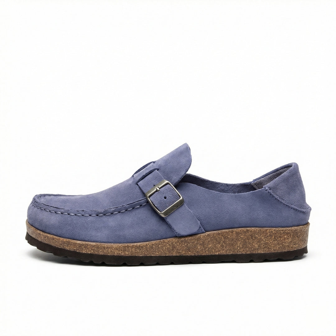 Clogs - Damen Retro Wildleder Slip-On Mule EB