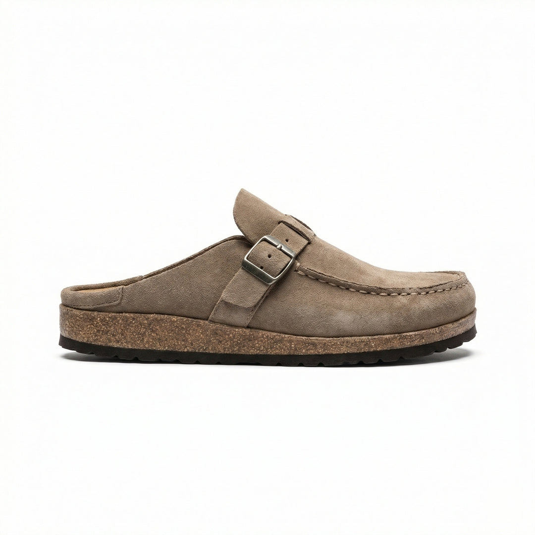 Clogs - Damen Retro Wildleder Slip-On Mule EB