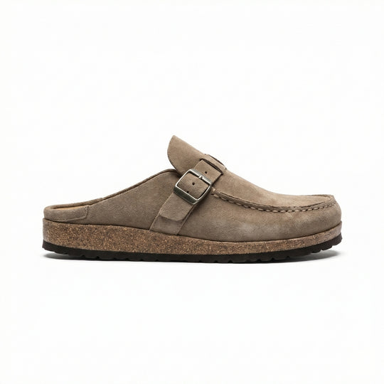 Clogs - Damen Retro Wildleder Slip-On Mule EB