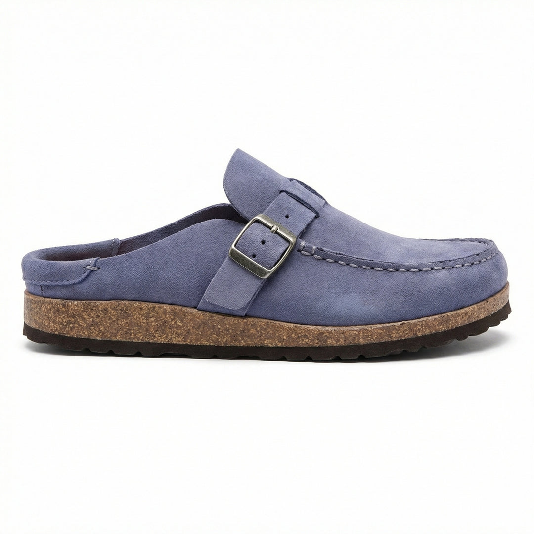 Clogs - Damen Retro Wildleder Slip-On Mule EB