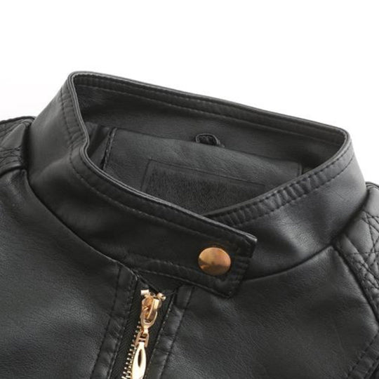 EB | Elegante Lederjacke Mit Modernem Schnitt