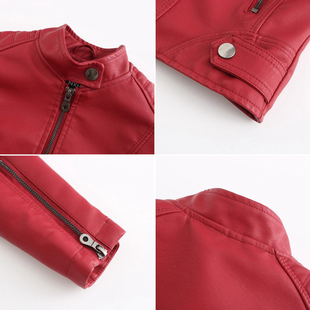 EB | Stylische Leder Damenjacke