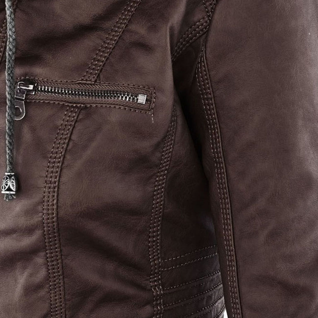 EB | Eleganza Thermo Chic Lederjacke