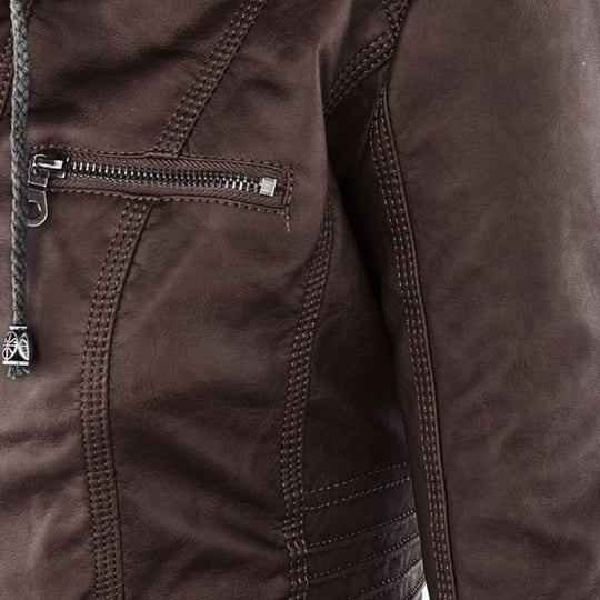 EB | Vegane Leder Damenjacke
