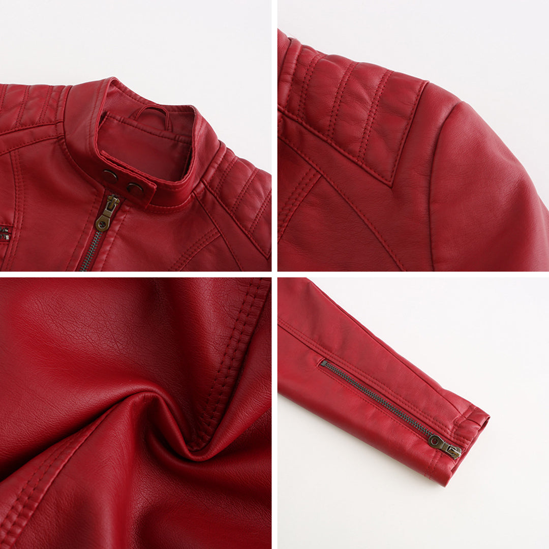 EB | Coole Leder Damenjacke