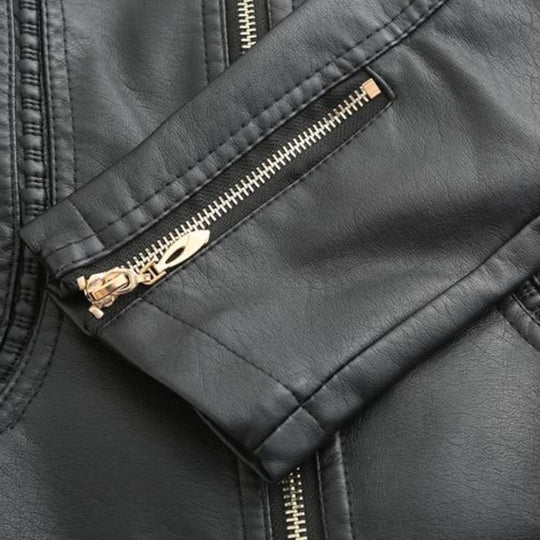 EB | Elegante Lederjacke Mit Modernem Schnitt