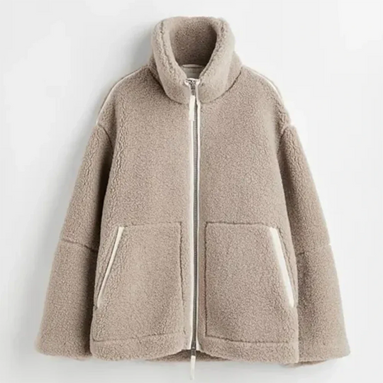 EB | Damen Winter Reißverschluss Jacke - Warme