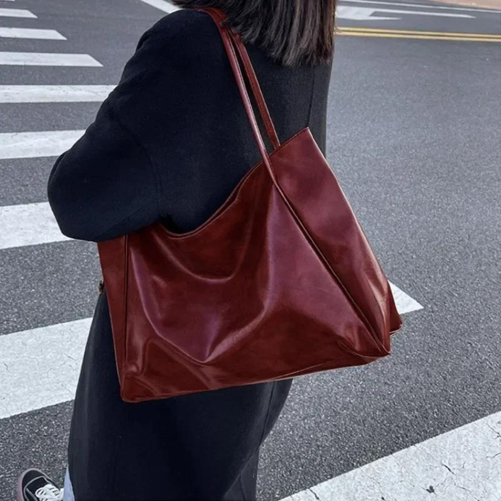 EB | Lederhandtasche in Bordeaux