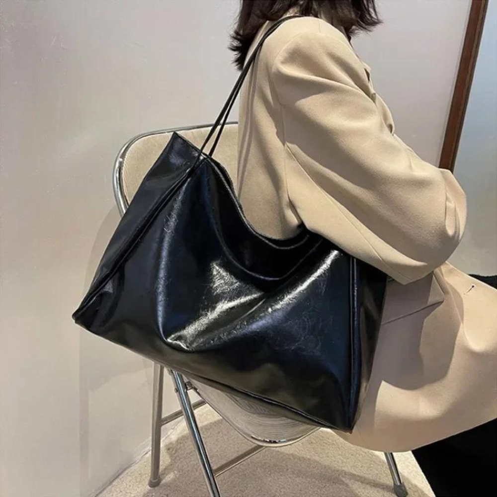 EB | Lederhandtasche in Bordeaux
