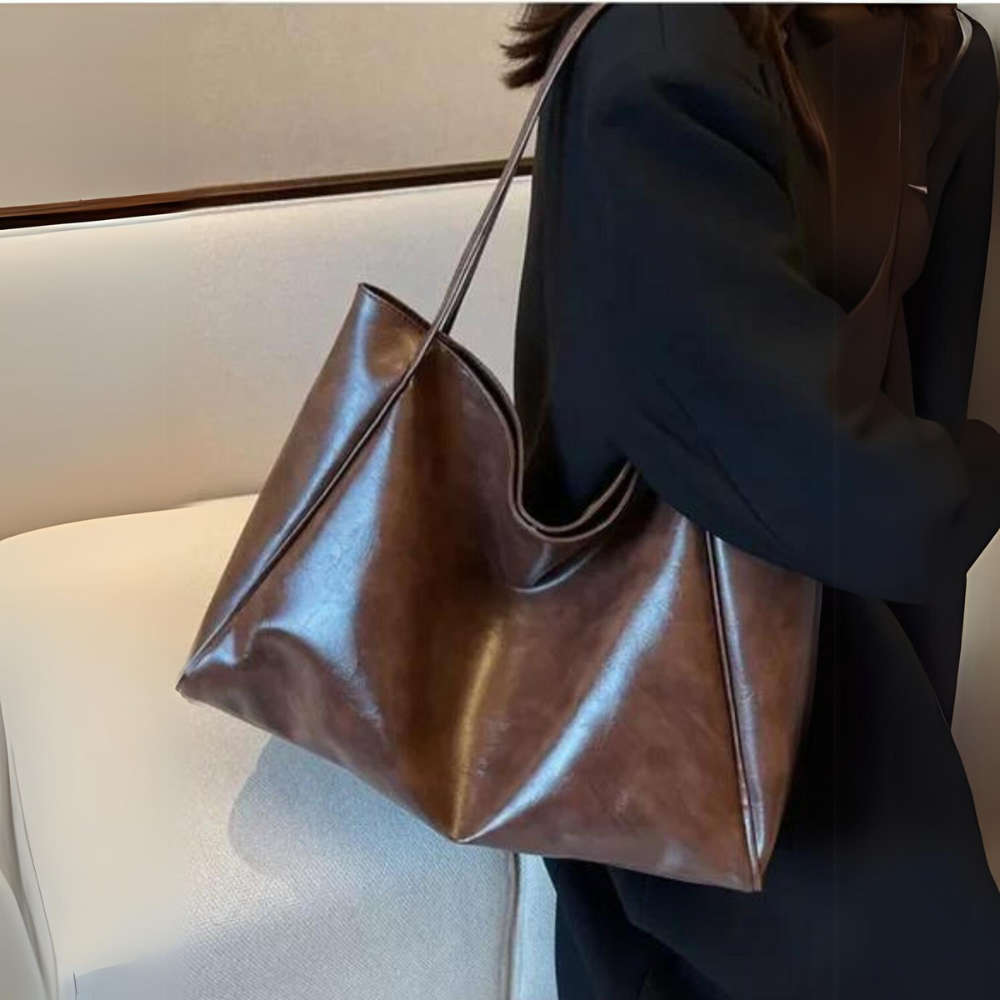 EB | Lederhandtasche in Bordeaux