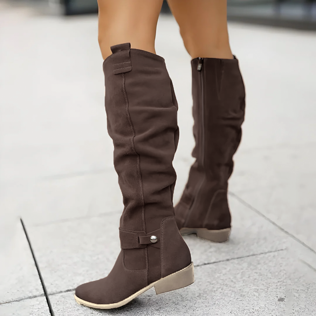 EB | Wildleder Kniehohe Stiefel