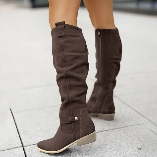 EB | Wildleder Kniehohe Stiefel