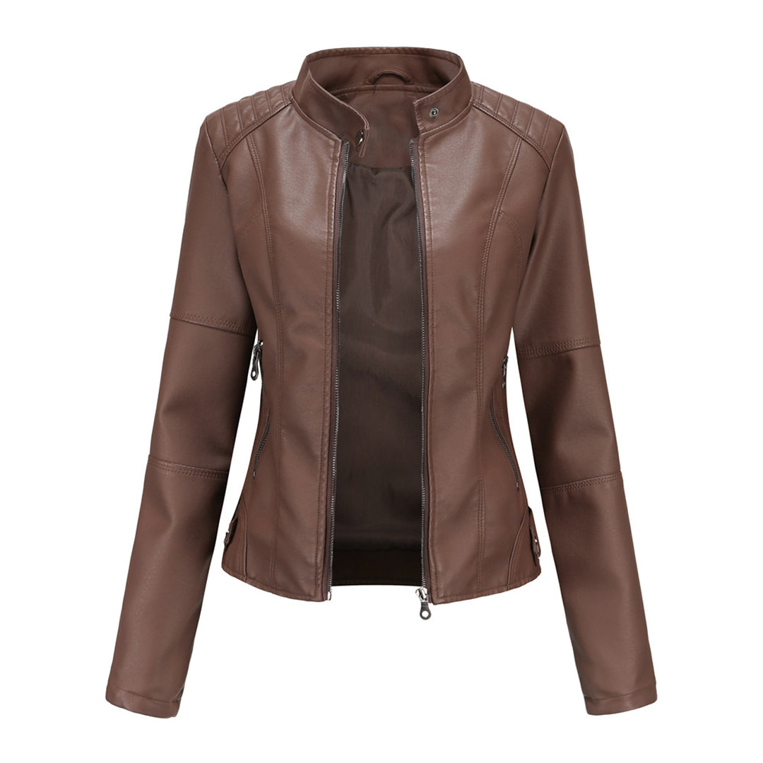 EB | Damen Vintage Lederjacke