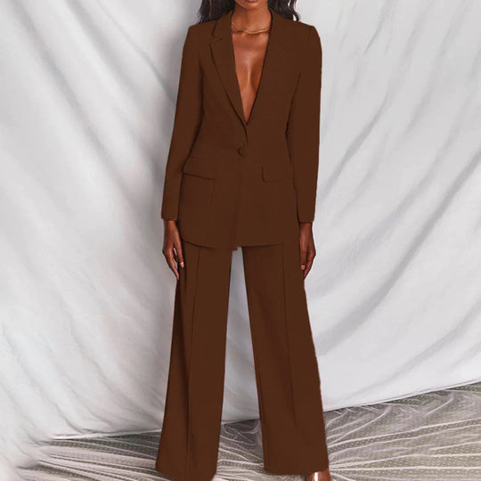 EB | Set Elegantes Blazer und Hose-Set für Damen