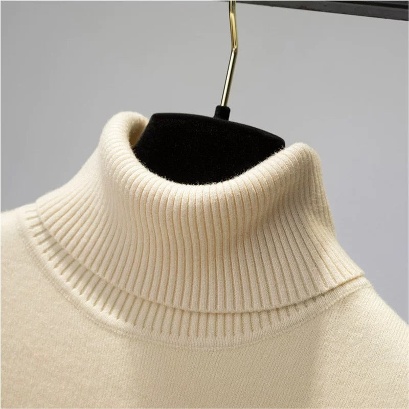 EB | Übergroßer Kaschmir Damen Rollkragenpullover