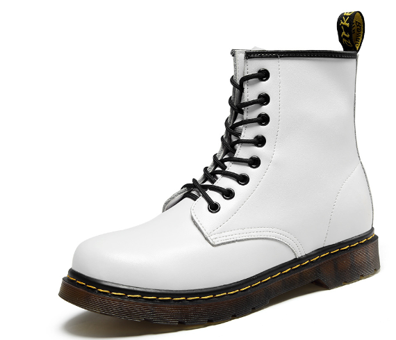 Kampfstiefel - Damenstiefel mit dicker Sohle und Schnürung EB