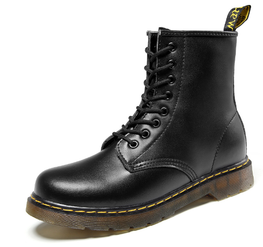 Kampfstiefel - Damenstiefel mit dicker Sohle und Schnürung EB
