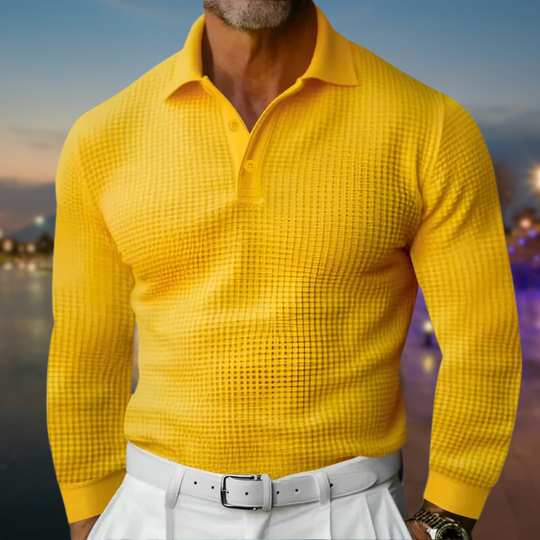 EB | Polo Sweatshirt - Herrenmode Lässig Baumwolle