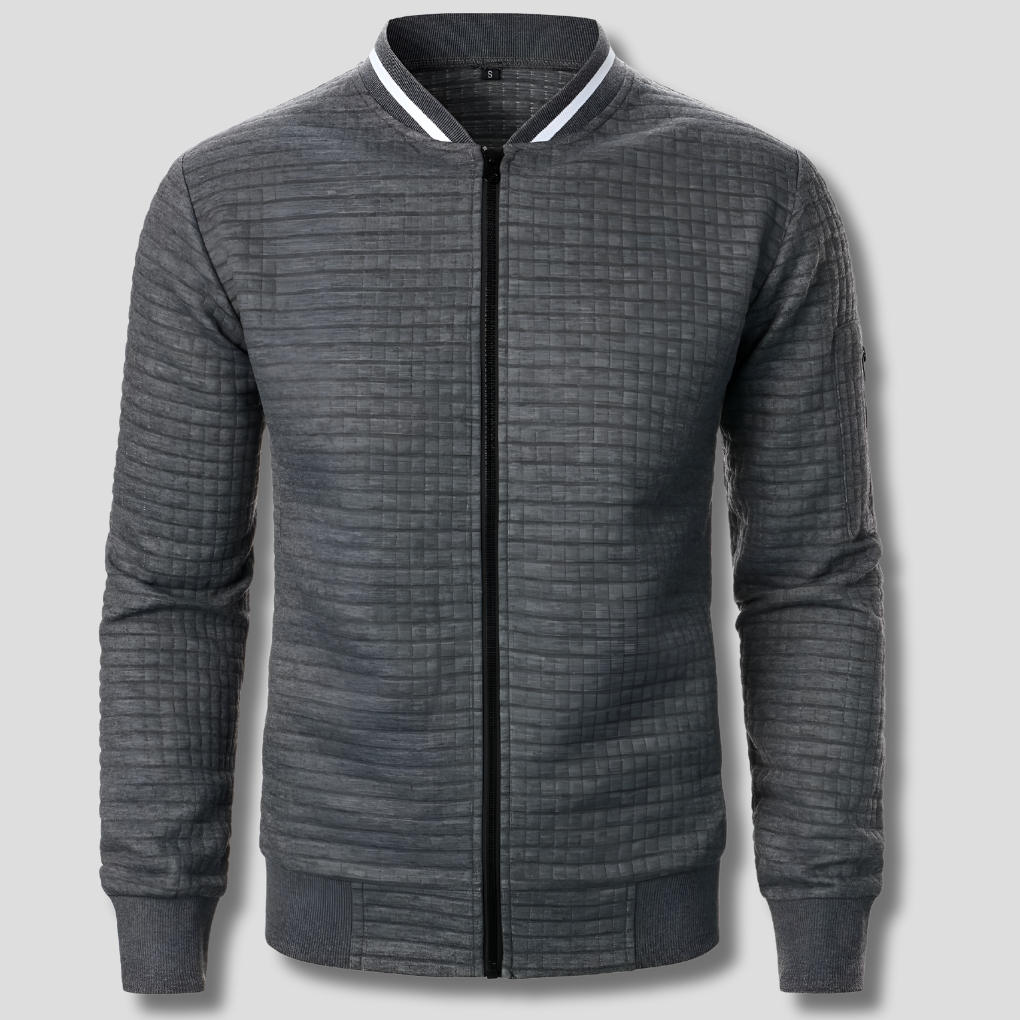 EB | Bequemer und Warmer Herrenpullover mit Reißverschluss