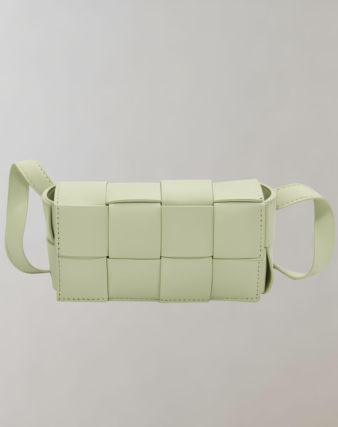 EB | Geblockte Umhängetasche Vegan Leder Damen Geflochtene Tasche Frauen
