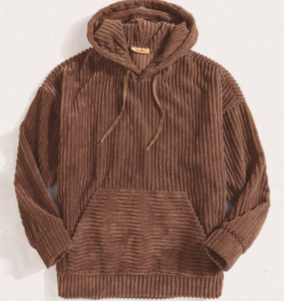 EB | Hoodie - Unisex Herbst Kord Sweatshirt