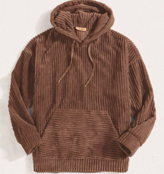 EB | Hoodie - Unisex Herbst Kord Sweatshirt