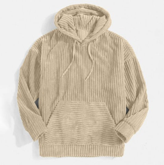 EB | Hoodie - Unisex Herbst Kord Sweatshirt