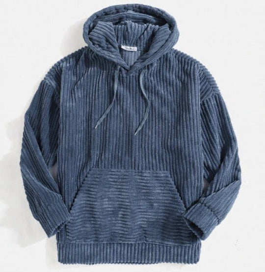 EB | Hoodie - Unisex Herbst Kord Sweatshirt