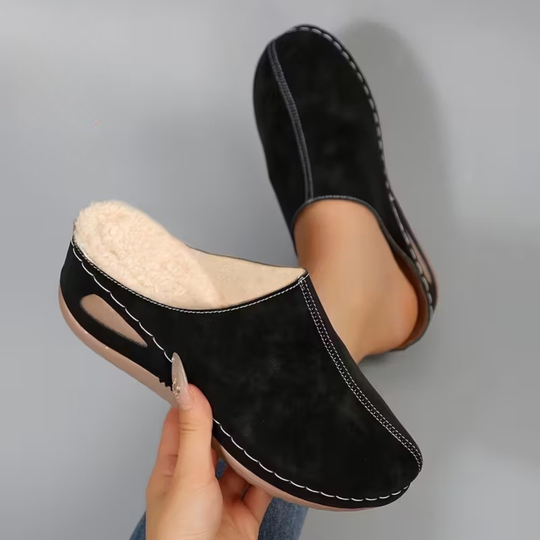 Damen-Mokassins mit Fleecefutter EB EB
