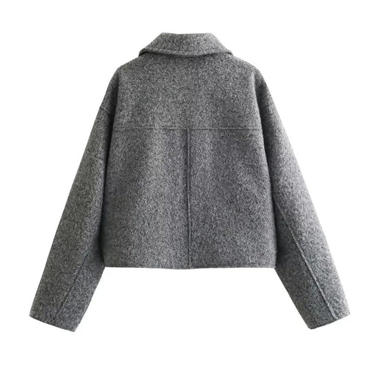 EB | Tweed Winterjacke Damen