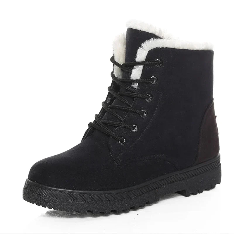 EB | Winterstiefel - Warme Knöchelstiefel mit weicher Polsterung, niedrigem Absatz und bequemem Design