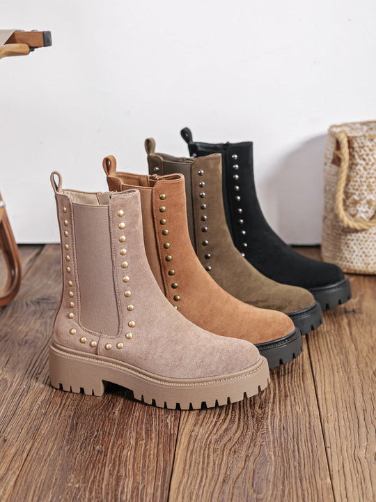 Stiefeletten in Taupe EB EB
