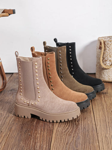 Stiefeletten in Taupe EB EB