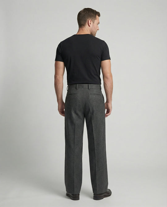 Schwere Herren Wollhose Selbsterwärmend Loose Fit Business Casual