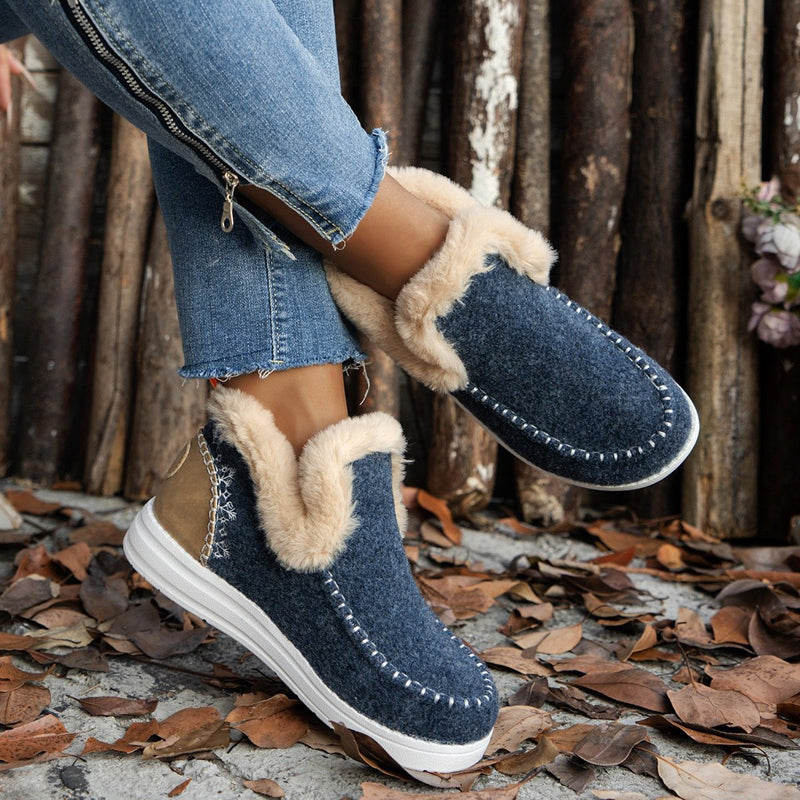 Warme Plüsch Schneestiefel EB