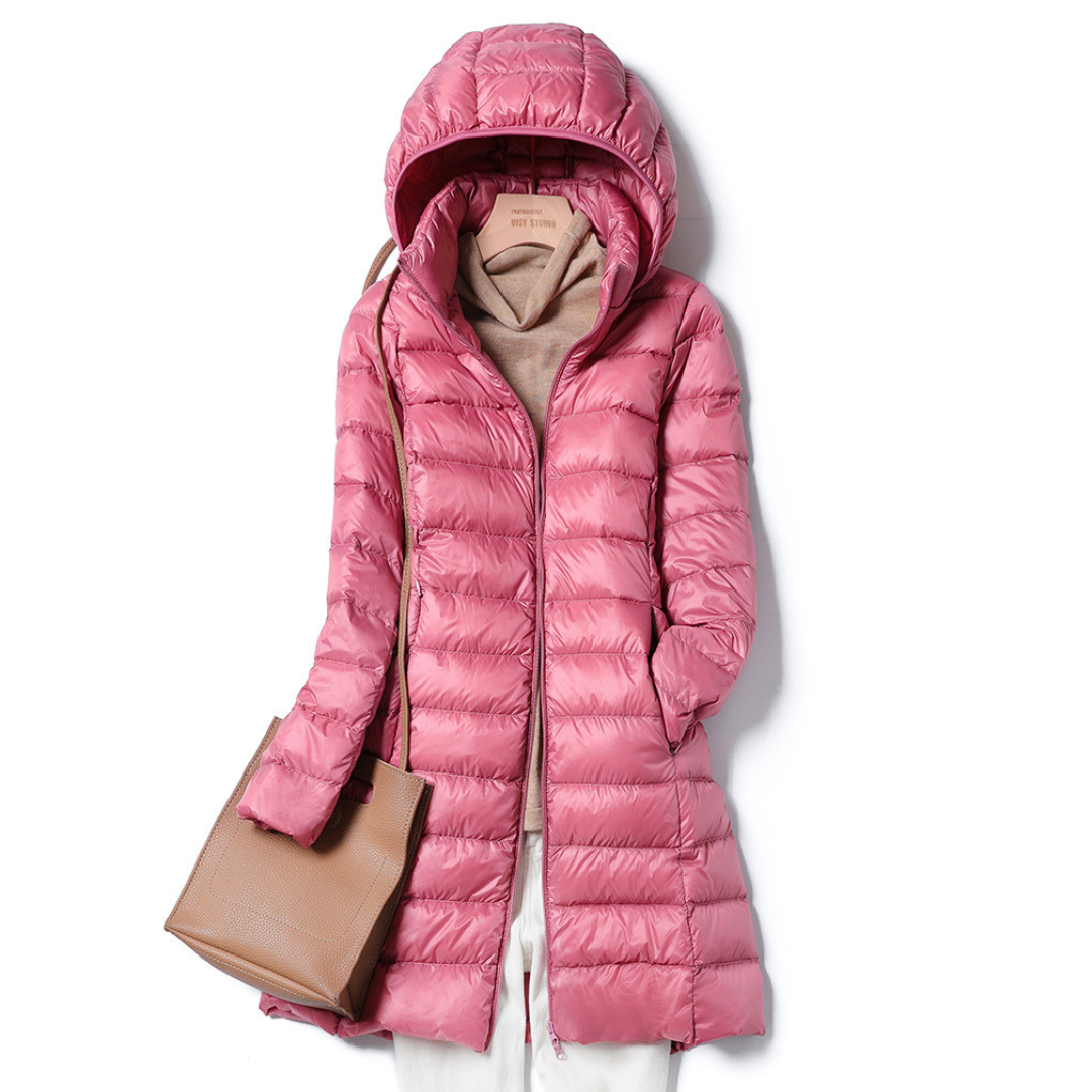 EB | Leichtgewichtige Gesteppte Jacke mit Kapuze Polyester Bequem und Warm