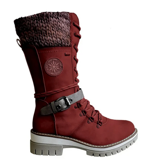 EB | Modische Winterstiefel Zum Schnüren