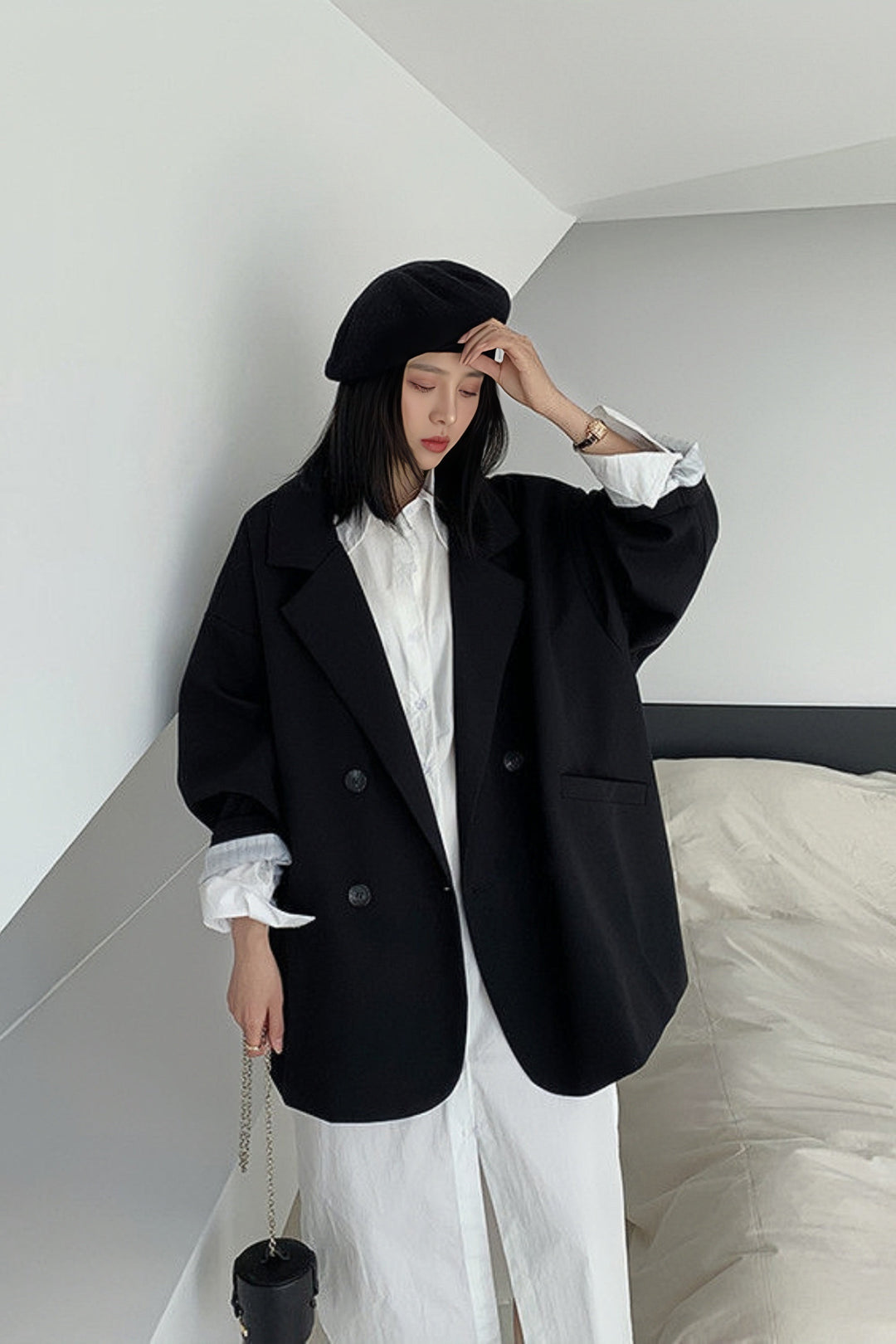 EB | Koreanische Version Lockerer Mantel