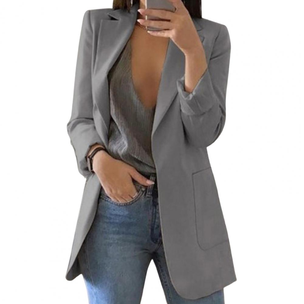 EB | Blazer mit Revers, Lange Passform