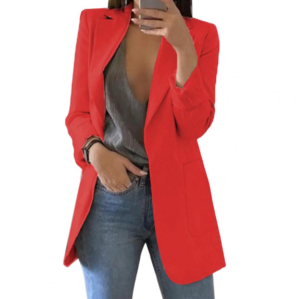 EB | Blazer mit Revers, Lange Passform