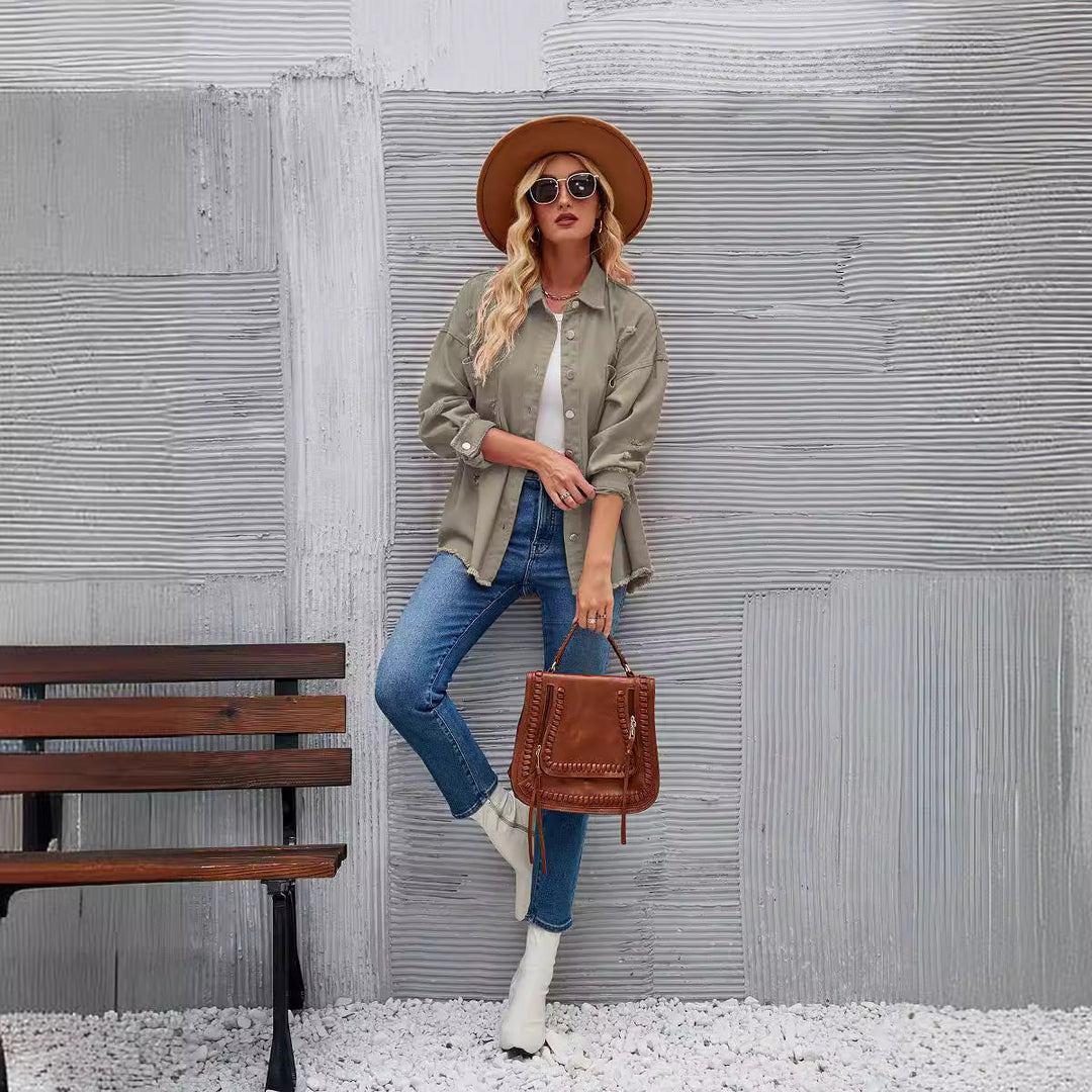 EB | Denimjacken mit Knöpfen, Herbst