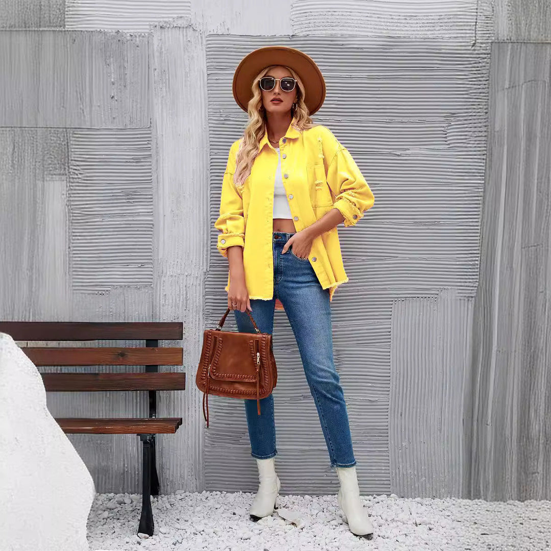 EB | Denimjacken mit Knöpfen, Herbst