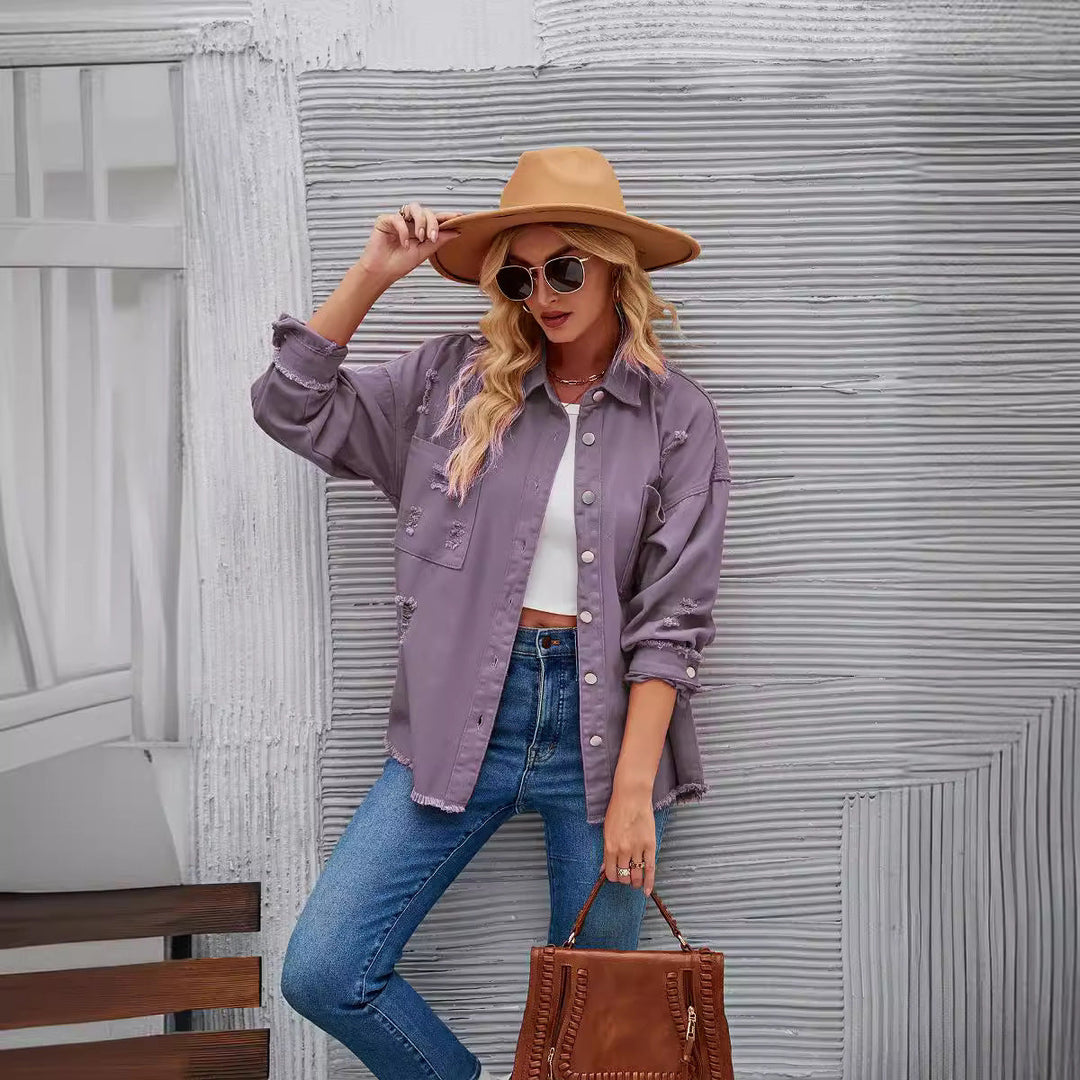 EB | Denimjacken mit Knöpfen, Herbst