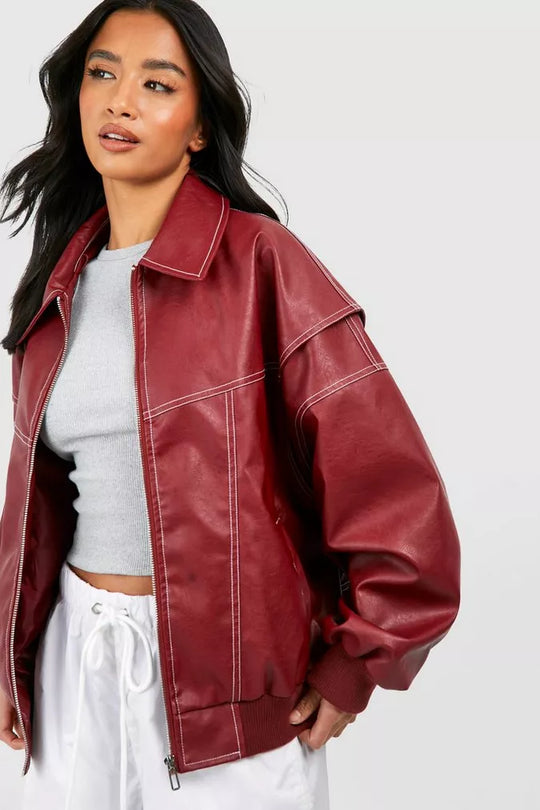 EB | Herbstjacke mit Reißverschluss und Rippbündchen