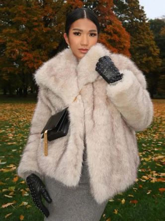 EB | Fake,Fur,Mäntel mit Pelzlook, Kurz