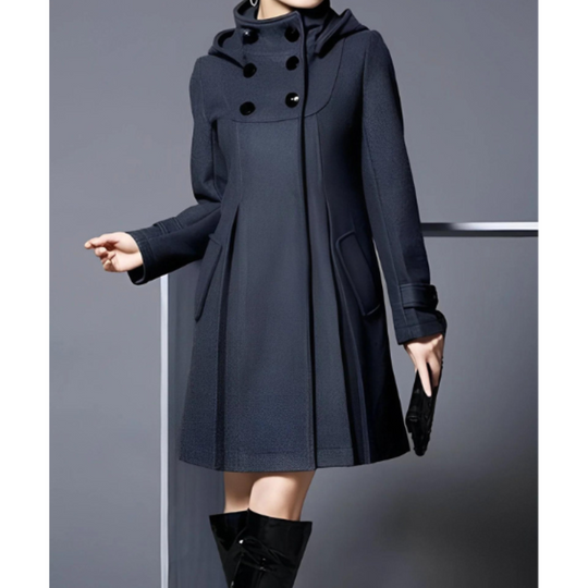 EB | Kleidjacke mit Kapuze, A,Linien Schnitt