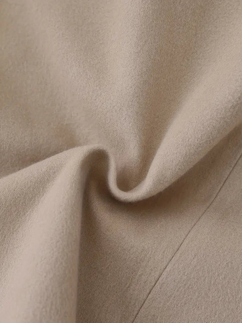 EB | Langer Trenchcoat, Knittedesign